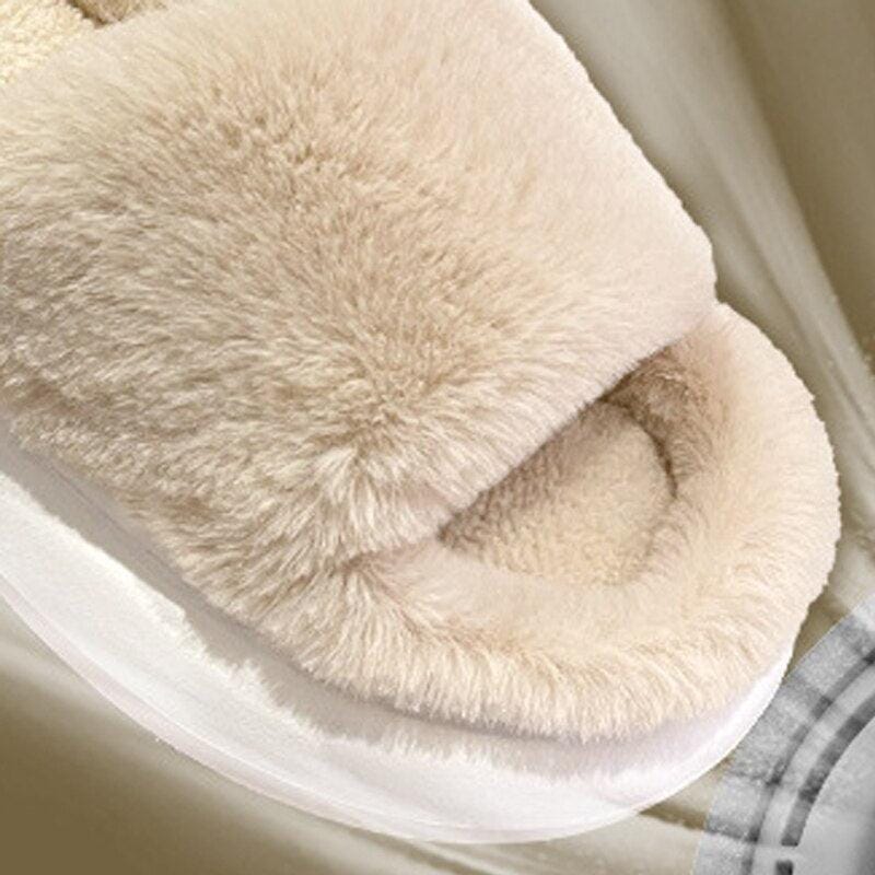 Woolies™ - Tjocka Varmfodrade Cloud Tofflor med Tjock Sula